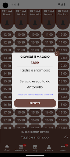 Barberia Maroncelli Screen 2