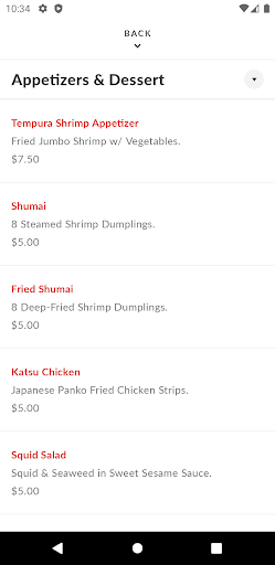 Yoshis Grill Screen 3