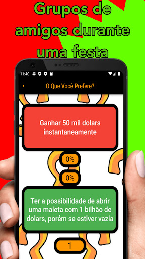 O que você prefere? Screen 2