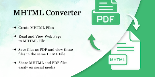 MHTML/MHT Viewer & PDF Convert