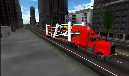 Car Transporter Truck 3d