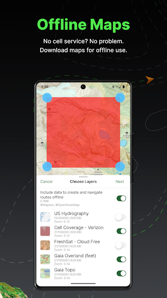 Gaia GPS: Hiking Maps, Topo Maps, Hike App 2024.4 APK + Mod (Unlimited money) untuk android
