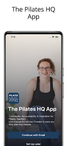 Android application The Pilates HQ App screenshort