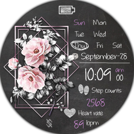 BFF91- Blackboard Art Rose logo