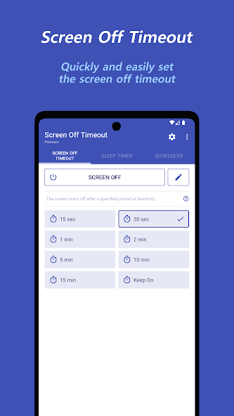 Screen Off Timeout 2.3.0 APK + Мод (Unlimited money) за Android
