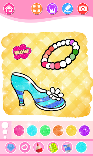 Screenshot of Beauty Coloring Book for Girls