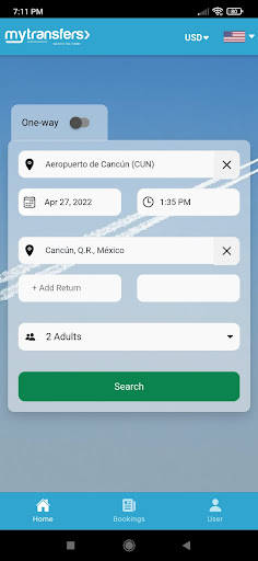 Android application Mytransfers screenshort