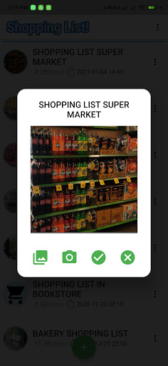 Shopping List Screen 3