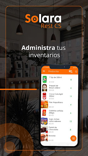 Android application SOLARA RESTAURANT screenshort