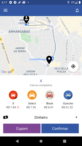 Android application Joyver Passageiro screenshort