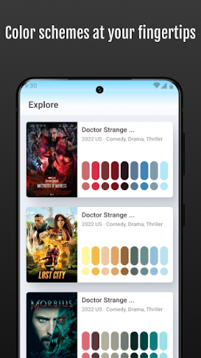 Media colors Screen 3
