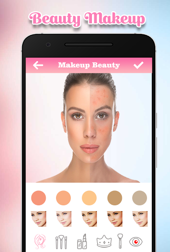 Android application My Face Camera Makeover Studio screenshort