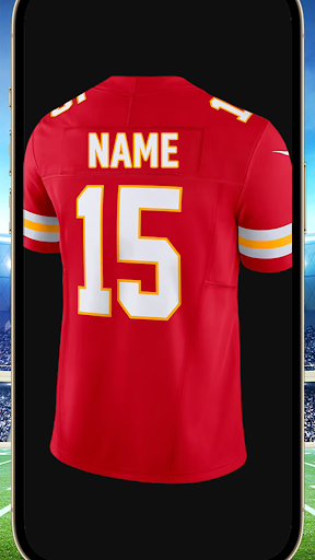 Android application Make Your NFL Football Jersey screenshort