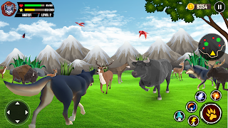 Wolf Simulator Wild Animals 3D - Screenshot 2