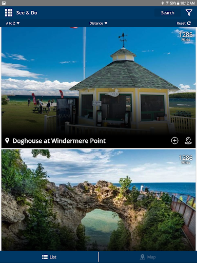 Screenshot of Visit Mackinac Island Michigan