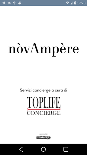 Android application nòvAmpère Concierge screenshort