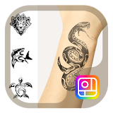 Interesting Tattoos for Photo Editor Pro icon