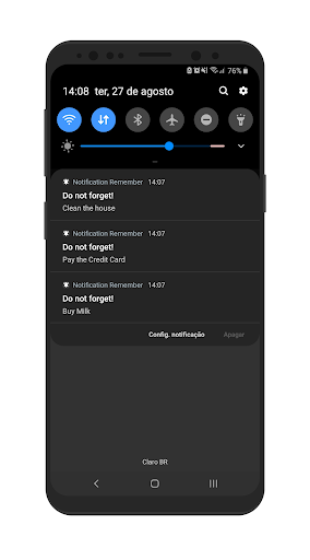 Izy Notes - Notes in StatusBar Screen 2