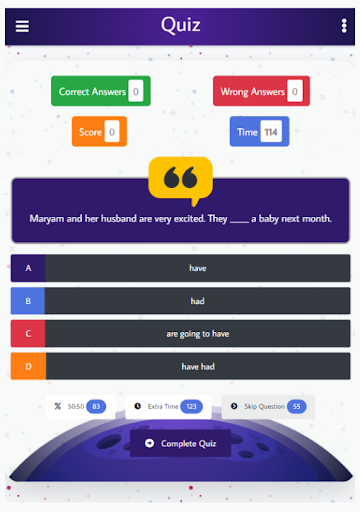 Quiz Your English Screen 3