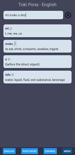 Android application Toki Pona screenshort