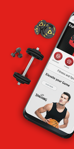 Android application Active Fitness Store screenshort