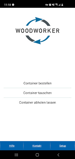 Android application Woodworker Containerapp screenshort