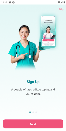 Android application PillPlan screenshort