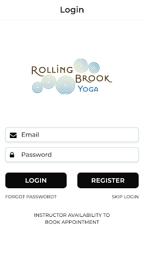 Android application Rolling Brook Yoga screenshort