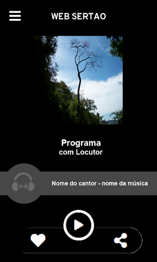 Android application Web sertao screenshort