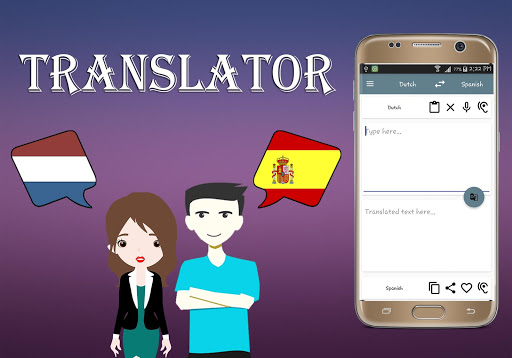 Android application Dutch To Spanish Translator screenshort