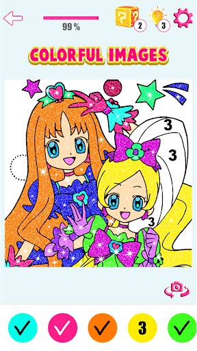 Anime Manga Color By Number Screen 3