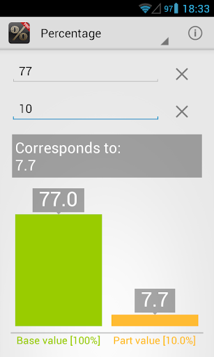 Percentage Calculator Pro Screen 2