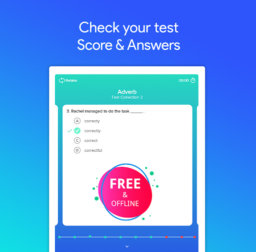 Screenshot of English Grammar: Learn & Test