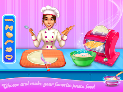 Make pasta cooking kitchen Screenshot