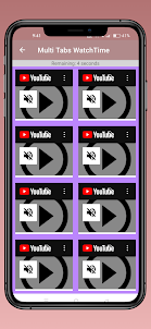 Multi Tabs Watch Time Browser