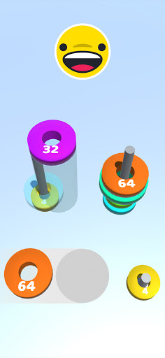 Color Ring Stack Hoop Sort