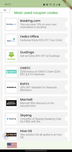 1001 Promo Codes Screen 3