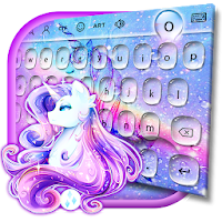 Water Star Unicorn - Keyboard Theme