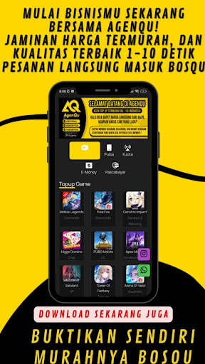 AgenQu: Pulsa & Top Up Game Screenshot