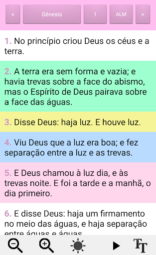 Visualização do aplicativo
