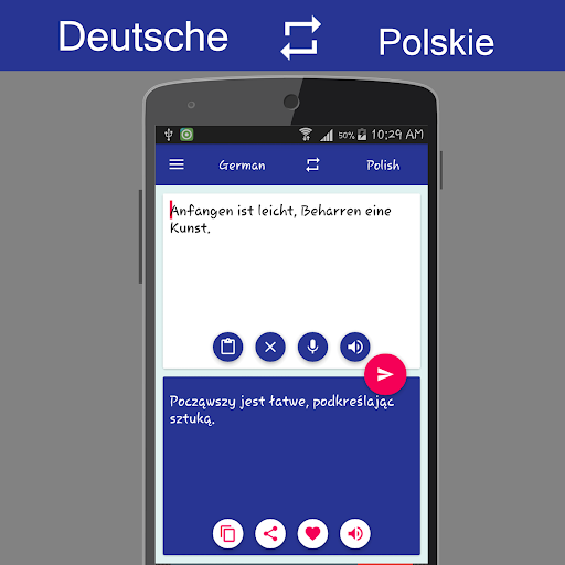 German Polish Translator Screen 2