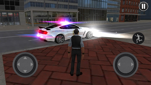 Mustang Police Car Driving Game 2021