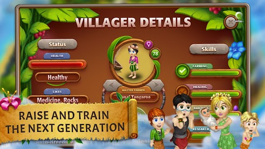 Virtual Villagers Origins 2 Mod Apk Unlimited Food & Stone 4
