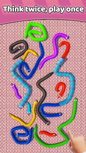 Tangled Snakes Puzzle Game banner