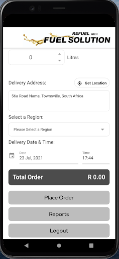 Fuel Solution Screen 2