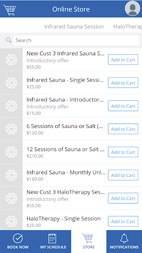 Live Well Spa Screen 3