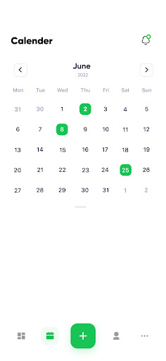 RXCalendar Screen 3
