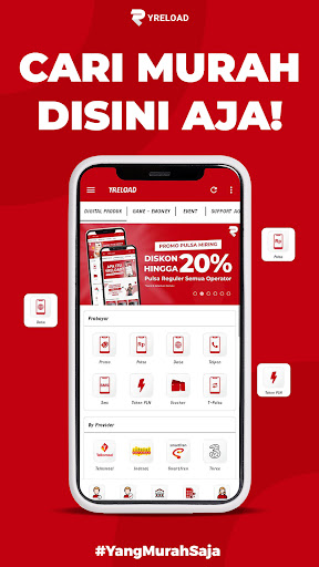 Yreload : Supplier Pulsa Data Screen 2