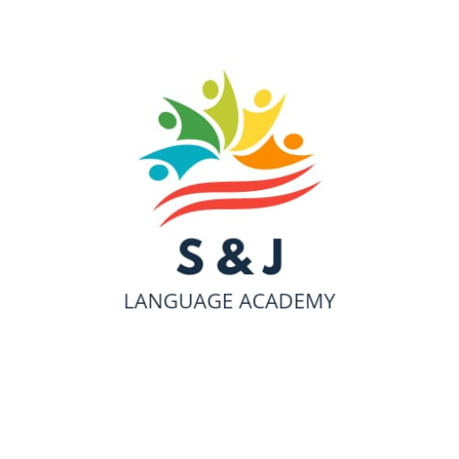 S and J LANGUAGE ACADEMY logo