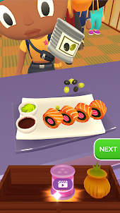 Sushi Roll 3D - Jogo de Comida